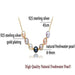 Natural Freshwater Multicolour Pearl  Pendant Necklace Women Fashion Jewelry