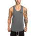 Gym Clothing Cotton Singlets Bodybuilding Tank Top Men's Fitness Sleeveless Vest