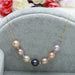 Natural Freshwater Multicolour Pearl  Pendant Necklace Women Fashion Jewelry