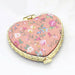 Mini Makeup Compact Pocket Floral Mirror Portable Two-Side Folding Blob Mirror