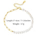 Natural Freshwater Pearl Choker Necklace Women Link Chain Necklac Jewelry
