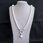 Freshwater Pearl Necklace Women Elegant Micro-Inlaid Fashion Jewelry