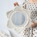 Wall Mirror Macrame Decorative Mirrors Boho Home Decor Wall Hanging Mirror