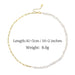 Natural Freshwater Pearl Choker Necklace Women Link Chain Necklac Jewelry
