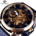 Forsining 3d Logo Design Hollow Engraving Mechanical Wristwatch