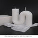 Home Decor Candles S Shape Aromatic Romantic Scented Candles