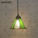 Tiffany Pendant Lights Mediterranean Loft Home Decor Glass Hanging Lamp