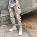 Women's Cargo Pants Punk Fashion Jogger Harem Pants High Waist Streetwear
