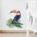 Cute Cartoon Parrot Green Planting Wall Stickers Wall Beautification Decorative Wallpaper