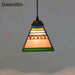 Tiffany Pendant Lights Mediterranean Loft Home Decor Glass Hanging Lamp