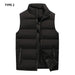Men's Waistcoat Vest Jacket Warm Sleeveless Casual Winter Jackets