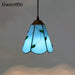Tiffany Pendant Lights Mediterranean Loft Home Decor Glass Hanging Lamp