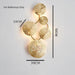 Luxury Golden Leaves Wall Lamp Home Decor Corridor Indoor Sconce Home Decor