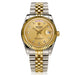 Luxury Gold Stainless Steel Men's Watch – Diamond Accent Design