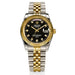Luxury Gold Stainless Steel Men's Watch – Diamond Accent Design