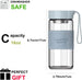 Japanese 480ml Glass Water Bottle with Tea Infuser & Insulated Sleeve Design
