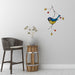 Vibrant Bird-Themed Wallpaper – Artistic Home Décor Sticker
