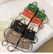 Women's PU Leather Kelly Bag in Solid Candy Colors with Shoulder Strap