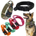 Tactical Dog Collar and Leash Set – Heavy-Duty Pet Training Gear for Outdoor Adventures