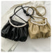 The New Pearl Handbag – Elegant Pleated Shoulder Cloud Bag
