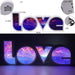 LED Love String Lights - Valentine’s Day Decorative Lights with Romantic Designs