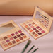 18-Color Desert Rose Matte And Pearlescent Eyeshadow Palette With Earth Tones