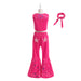 Charming Cosplay Movie Barbie Silk Scarf Three-Piece Set for Kids’ Parties