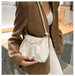 The New Pearl Handbag – Elegant Pleated Shoulder Cloud Bag