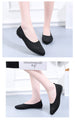 Women's Pointed Flat Bottom Shoes Breathable Hollowed Out Cloth Shoes