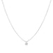 Crystal Zircon Sterling Silver Pendant Necklace Women's Fashion Jewelry