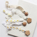 Baby Pacifier Clip Chain Daisy Lace Anti-Lost Pacifier Holder