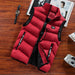 Men's Sleeveless Vest Thermal Soft Casual Coats Cotton Men's Vest Jacket