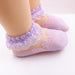 Cute Lace Flower Mesh Baby Socks Cotton Girls Boys See Through Socks