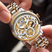 Men's Watch Sports Quartz Waterproof Chronograph Wristwatch