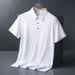 Ice Silk Traceless T-shirt Men's Light Half Sleeve Top Smooth Breathable Tees