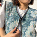 Ethnic Style Women Vintage Floral Short Vest Jacket Loose Casual Sleeveless Tops