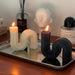 Geometry Unique Candle Wave S Shape Unscented Decorative Candles