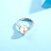 Natural Freshwater Pearl Sterling Silver Adjustable Women's Ring Jewelry