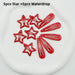 10/ 15Pcs Red Star Hair Clip Girls Waterdrop Star Barrettes Hairpin