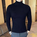 Korean Fashion Sweater Men's Casual Vintage Style Wool Turtleneck Sweaters