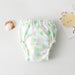 Baby Cartoon Print Cotton Waterproof Diaper Pockets Washable Diaper Pants
