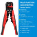 Crimper Cable Cutter Adjustable Wire Stripper Multifunctional Crimping Pliers