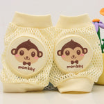 Baby Girl Boy Crawling Elbow Toddlers Knee Pads Safety Mesh Kneepad