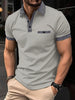 Men's Casual Short-Sleeved Polo T-Shirt Rowan Collar Breathable T-Shirt