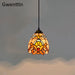 Vintage Tiffany Pendant Lights Stained Glass Hanging Lamp Home Decor