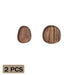 Lovesickness Wood Irregular Oval Solid Wood Pan Plate Fruit Dishes Saucer Tea Tray Set