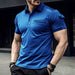 Men's Casual Short-Sleeved Polo T-Shirt Rowan Collar Breathable T-Shirt