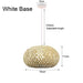 Bamboo Pendant Lamp Vine Lampshade Natural Rattan Chandeliers Pendant Lights
