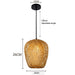 Bamboo Pendant Lamp Vine Lampshade Natural Rattan Chandeliers Pendant Lights