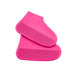 1 Pair Waterproof Non-Slip Silicone Shoe Cover High Elastic Wear Resistant Unisex Shoe Cover